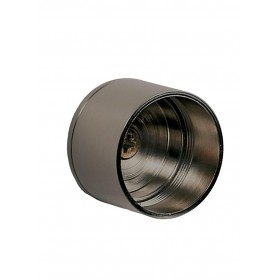 Embout Tube et support - Naissance murale 31mm Auro - Nickel Noir