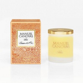 Bougie Brune et d'Or Manuel Canovas